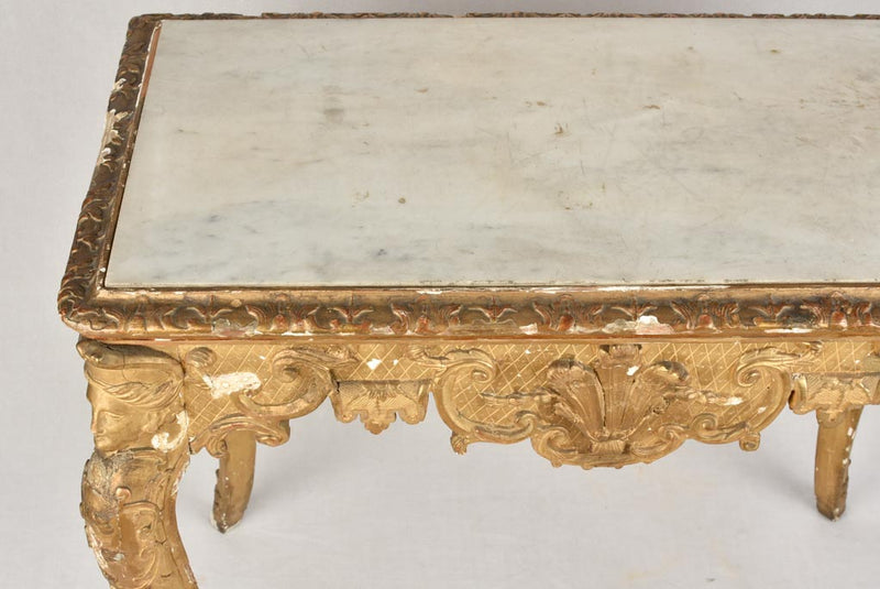 Regency period marble top table
