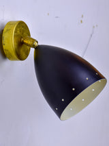Pair of Stilnovo wall sconces - black