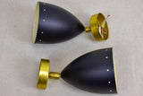 Pair of Stilnovo wall sconces - black