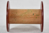 Collection of ten antique wooden bobbins