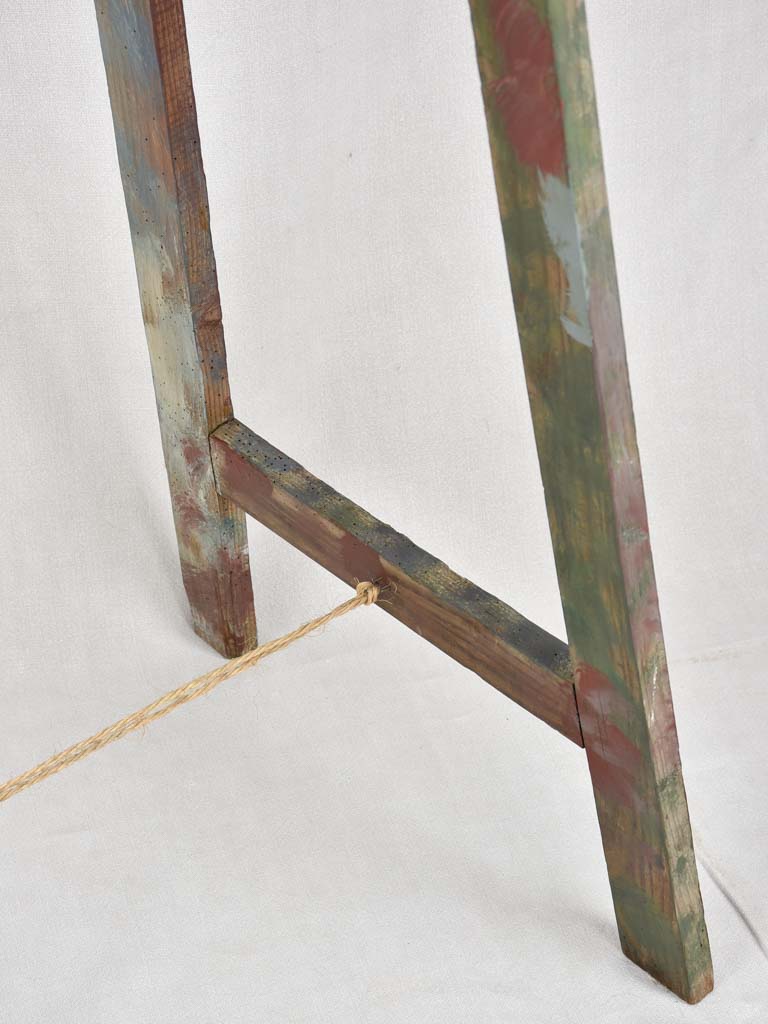 Traditionally Used Multi-Hued Painter's Ladder