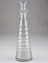 Antique French absinthe bottle with lid - topette 10¼"
