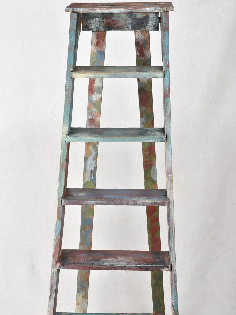 Fun Splashed Aged Painter's Ladder