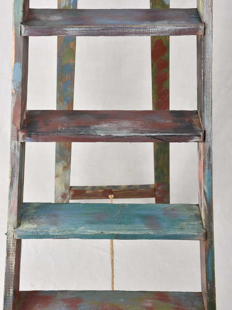 Rustic French Paint-Dropped Ladder