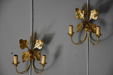 Pair of vintage French appliques attributed to Maison Charles