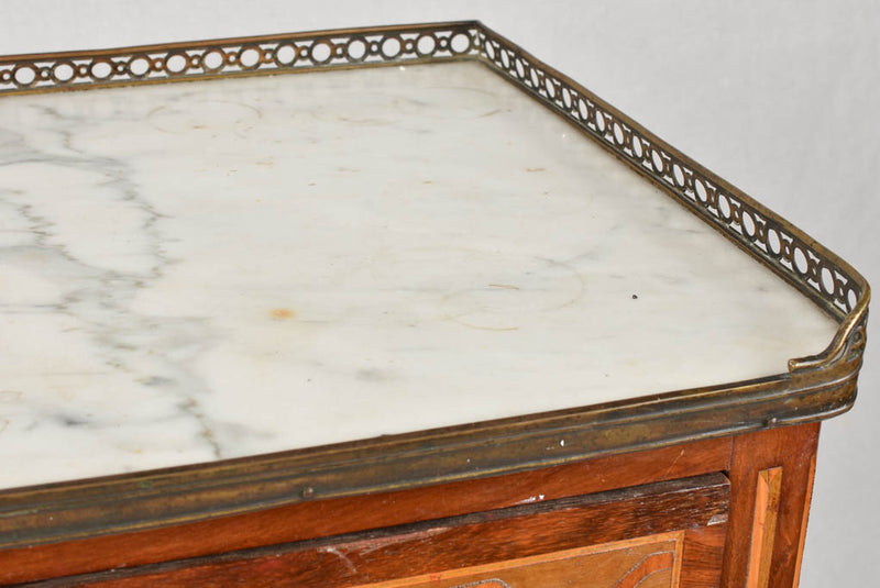 Stately Louis XVI marble table