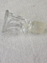 Antique French absinthe bottle with lid - topette 10¼"