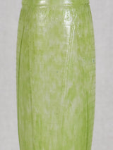 Green Pâte de verre glass vase by David Gueron Degue (1892-1950) 10¼"