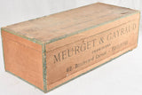 Antique French blouse storage box from Toulouse 22¾"