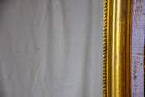 19th Century French Louis Philippe mirror with gilded frame and running pearl 28¼" x 37½"
