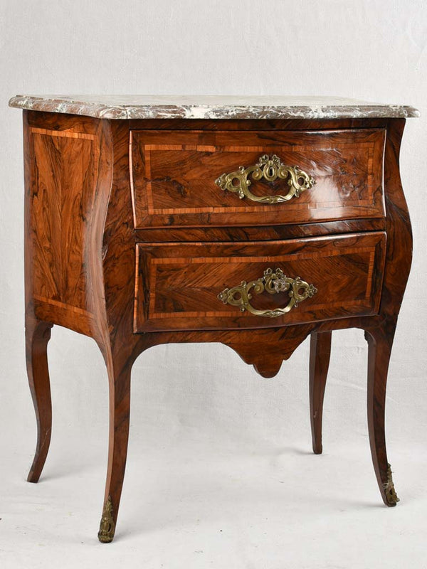 18th century marble two drawer commode - Antoine Criaerd 33¾"