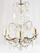 Small crystal chandelier - 6 globes