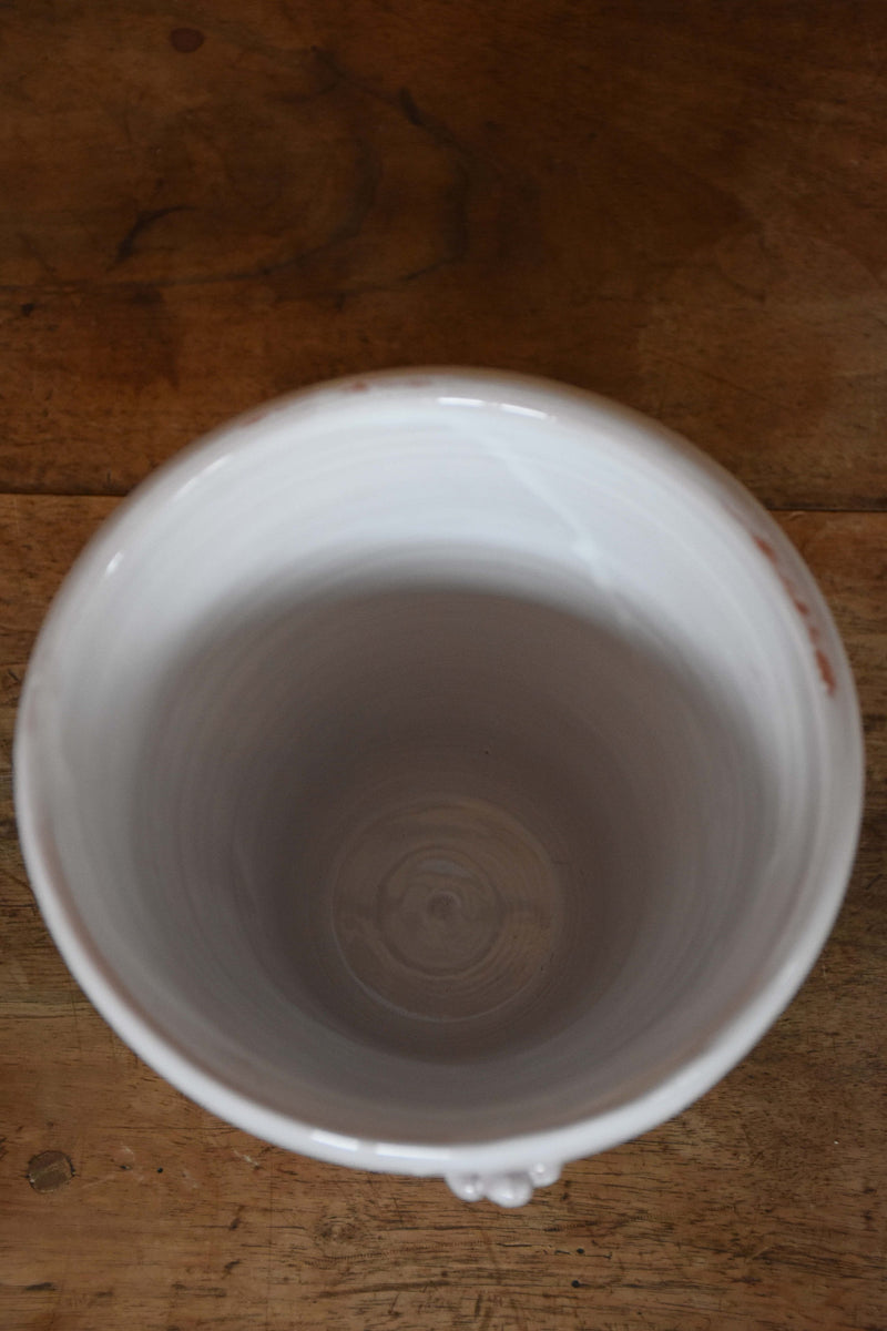 Unique Artisan Ceramic Utensil Pot