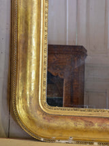 Very large antique French gilded mirror
