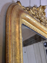 Very large antique French gilded mirror