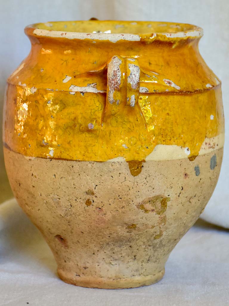 19th Century French confit pot 8¼"