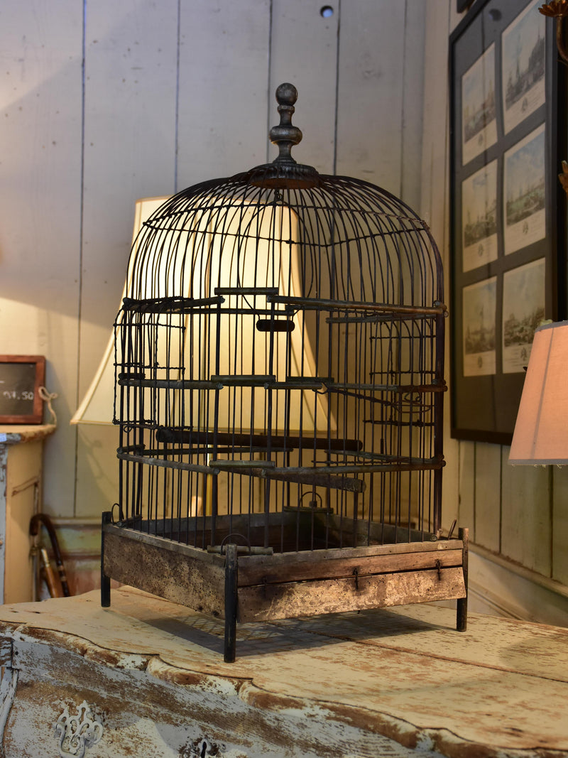 Antique French birdcage