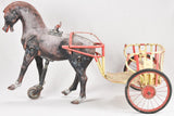 Toy horse & cart - 1900s - 57½"