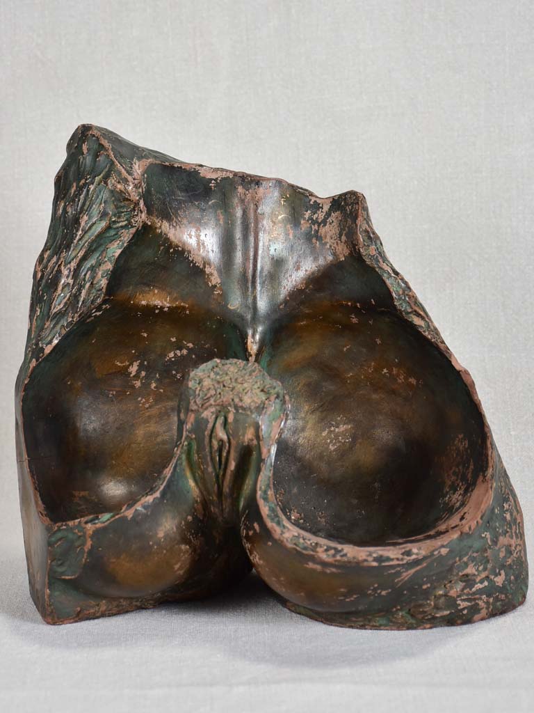 Mid-century erotic sculpture signed L'huillier