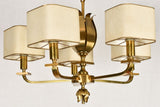Old-fashioned French brass light fitting