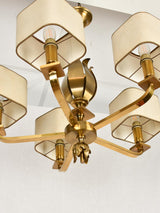 Original style 1960s brass lampshade