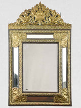 Stunning Brass Louis XIII Mirror