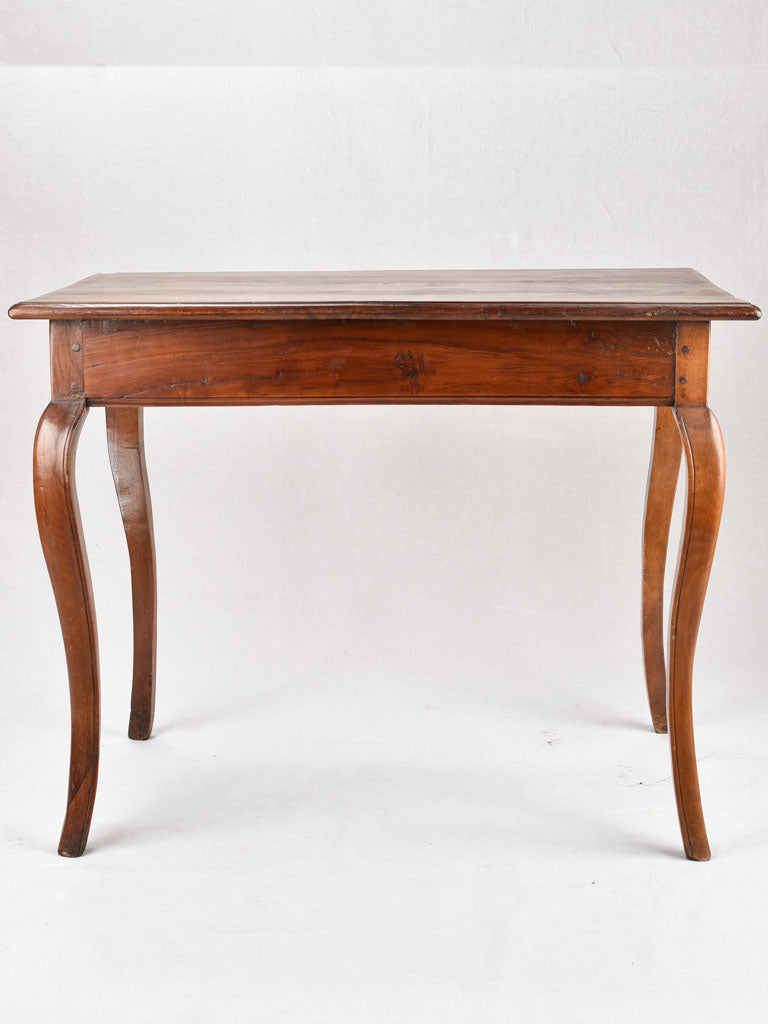 Louis XV side table / desk with drawer and saber legs