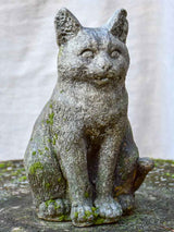 Mid century garden sculpture of a cat