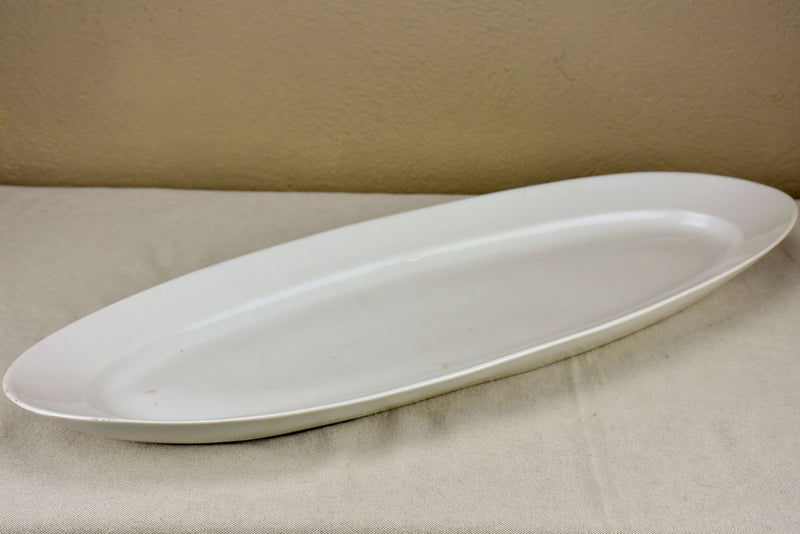 Collection of five antique Limoges fish platters