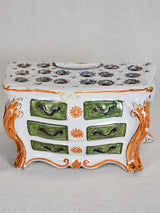 18th-century French tulipiere vase in the shape of a commode