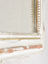 Antique Louis Philippe mirror w/ white painted frame 18" x 14½"