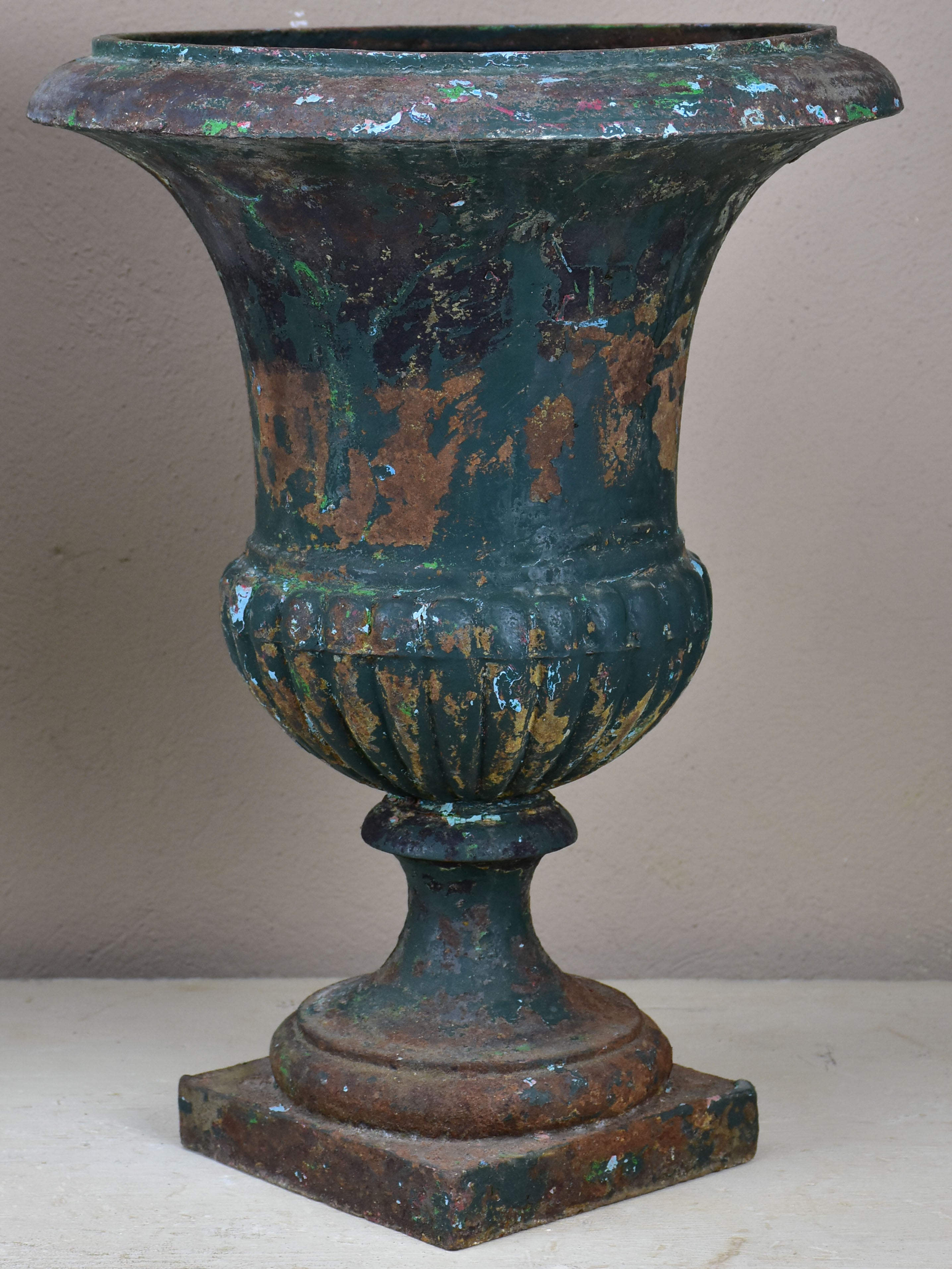 Pair of 19th-century French garden urns