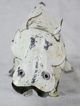 Artisan made sculpture of a hippopotamus 9¾"