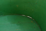 Green-painted interior, antique oval box