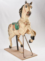 Salvaged antique horse from a carousel - Bayol, Angers France