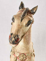Salvaged antique horse from a carousel - Bayol, Angers France