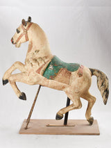 Salvaged antique horse from a carousel - Bayol, Angers France