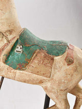 Salvaged antique horse from a carousel - Bayol, Angers France