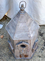 Artisan made wooden bird house