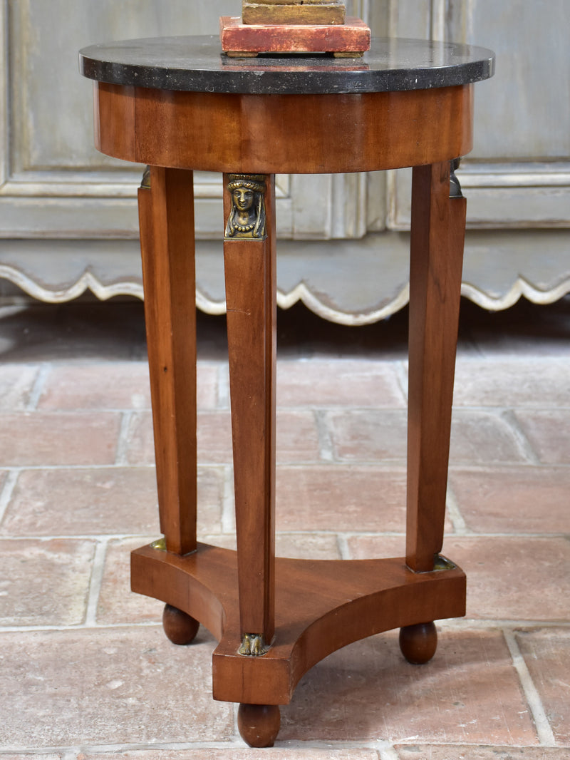 Small Empire style marble side table
