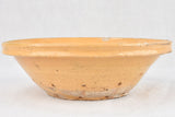 RESERVED GG Antique French faisselle with yellow glaze 11½"
