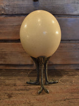 Napoleon III ostrich egg mounted on legs - 19th century
