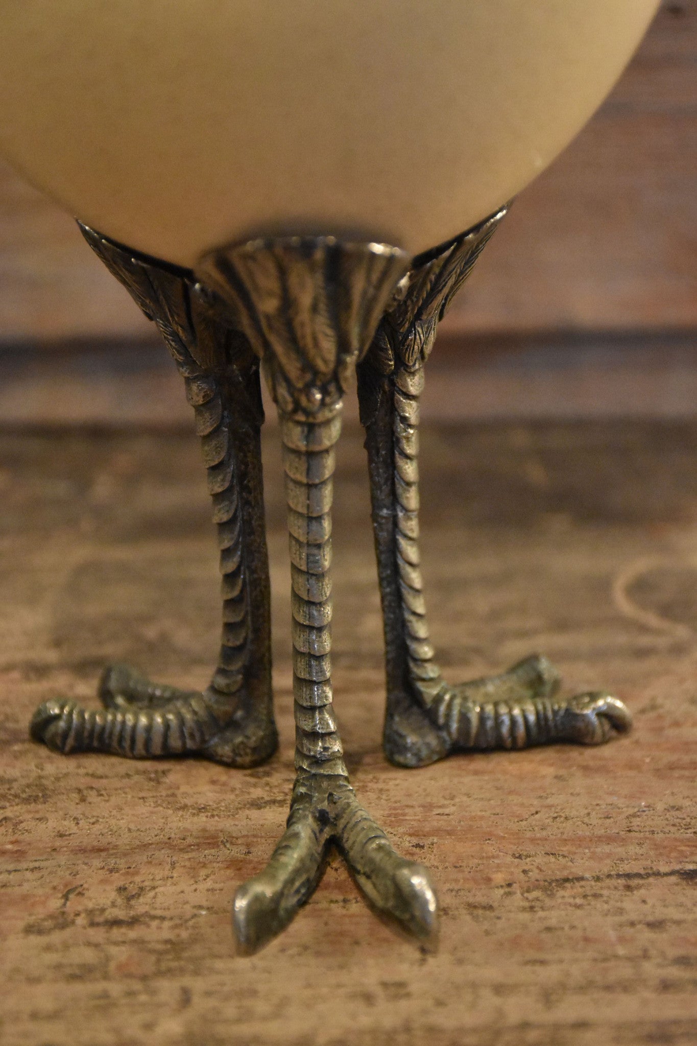 Mounted ostrich egg, Napoleon III, 19th-century