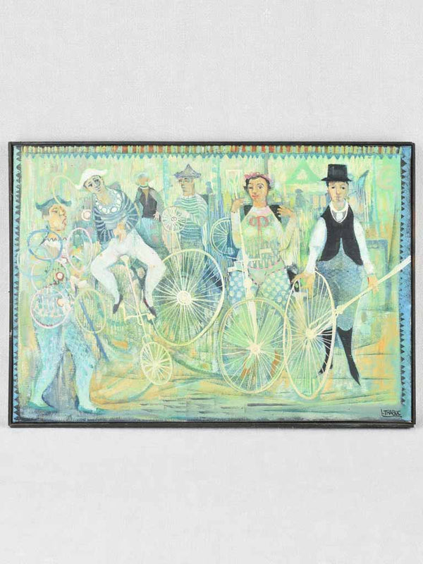 Circus painting Luis Trabuc (1928-2008) - 15¼" x 22"