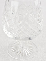 Set of 6 vintage crystal cognac glasses 5½"