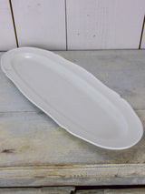 Very long antique French Fish platter - porcelain