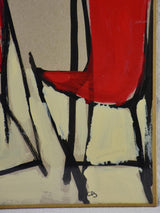 Chiliennes red and beige - Caroline Beauzon 15" x 10¾"