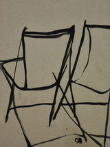 Chiliennes monochrome - Caroline Beauzon 15" x 10¾"