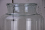 Pair of extra-large Bohemian glass jars / vases