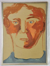 Portrait of a male with blue eyes - Caroline Beauzon 20¾" x 28¾"
